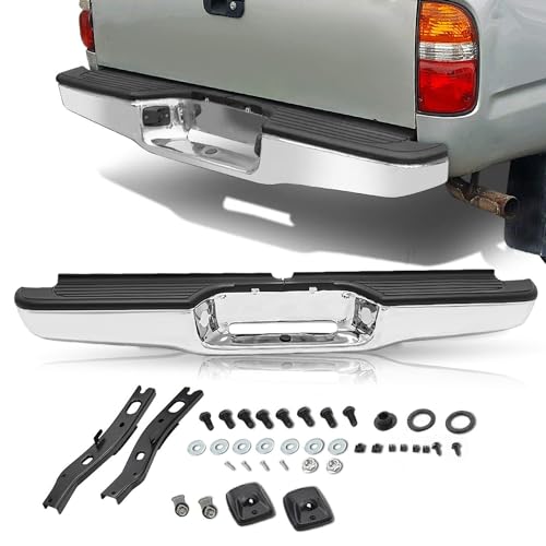 Toyota Tacoma Rear Bumper Assembly - Chrome Steel
