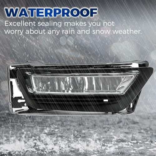 2013-2015 Honda Accord Fog Light Lamps - Clear Lens