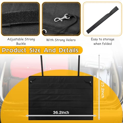 Tinideya Large Car Bumper Guard, 36x25 Inches, Black