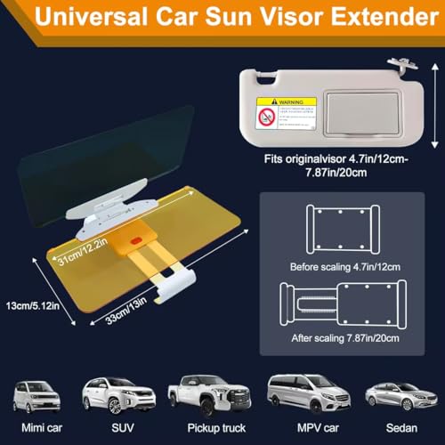ERAMONG Car Visor Extender: Automotive Sun Protection Solutions