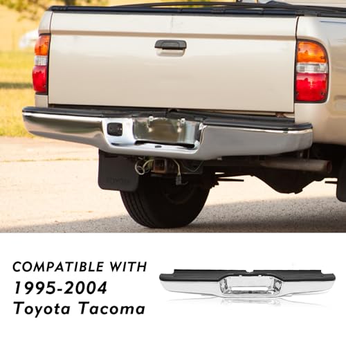 Toyota Tacoma Rear Bumper Assembly - Chrome Steel
