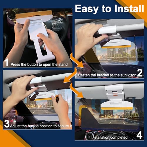 ERAMONG Car Visor Extender: Automotive Sun Protection Solutions