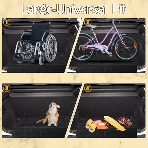 Tinideya Large Car Bumper Guard, 36x25 Inches, Black