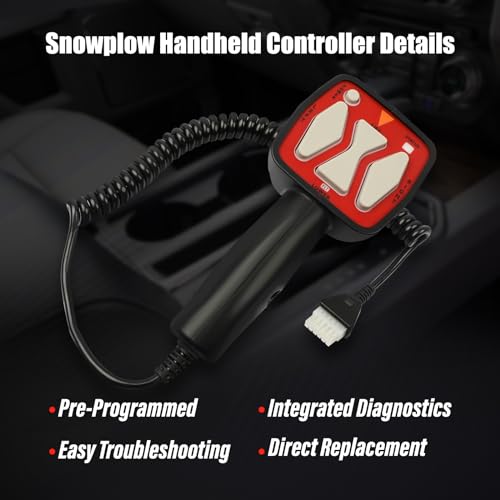Snowplow Handheld Controller for Western, SAM, Fisher Plows