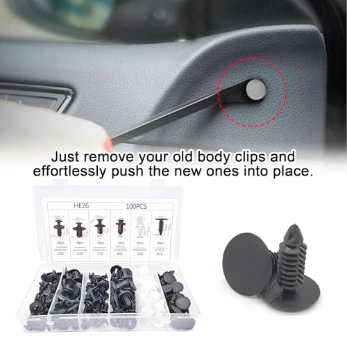 Medsuo Car Body Trim Clips - 100pcs