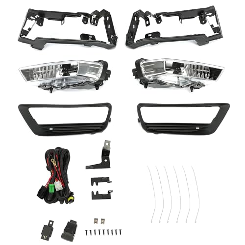 2013-2015 Honda Accord Fog Light Lamps - Clear Lens