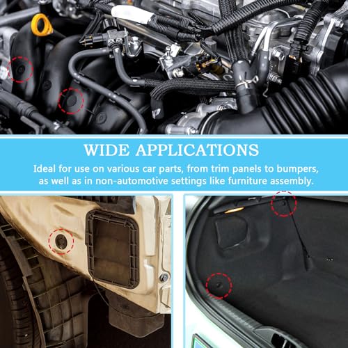 Medsuo Car Body Trim Clips - 100pcs