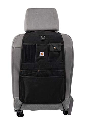 Carhartt Black Nylon Duck Seat Organizer for Cars