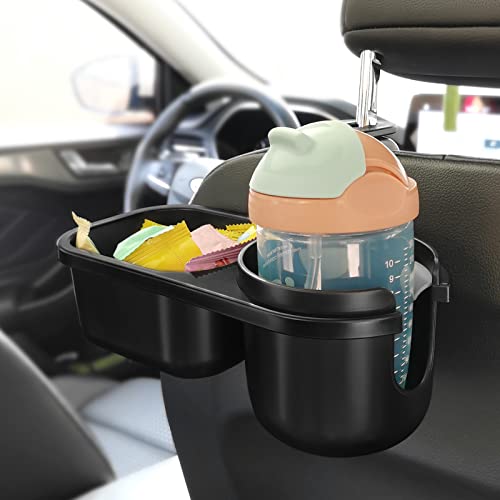 Accmor Car Headrest Organizer with Cup Holder Tray