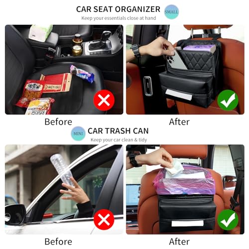 Waterproof Car Seat Back Organizer with Large Capacity