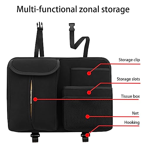 BELOMI Car Seat Back Organizer with Bottom Hooks