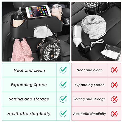 Car Seat Back Trunk Organizer with Drink Holder