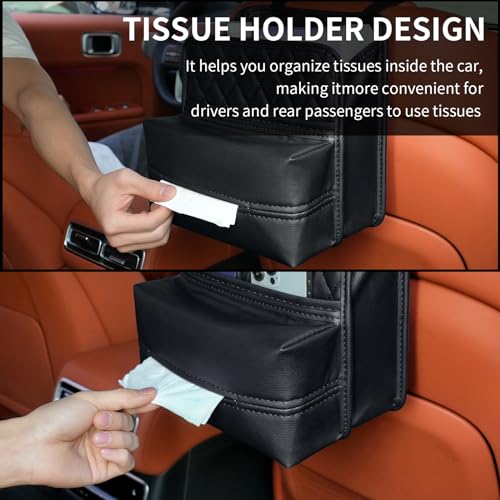 Waterproof Car Seat Back Organizer with Large Capacity