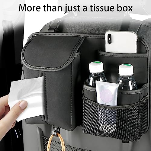 BELOMI Car Seat Back Organizer with Bottom Hooks