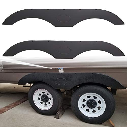 ECOTRIC Tandem Trailer Fender Skirt - Black