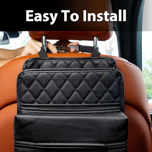 Waterproof Car Seat Back Organizer with Large Capacity