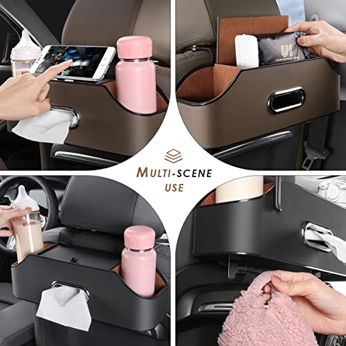 Car Seat Back Trunk Organizer with Drink Holder