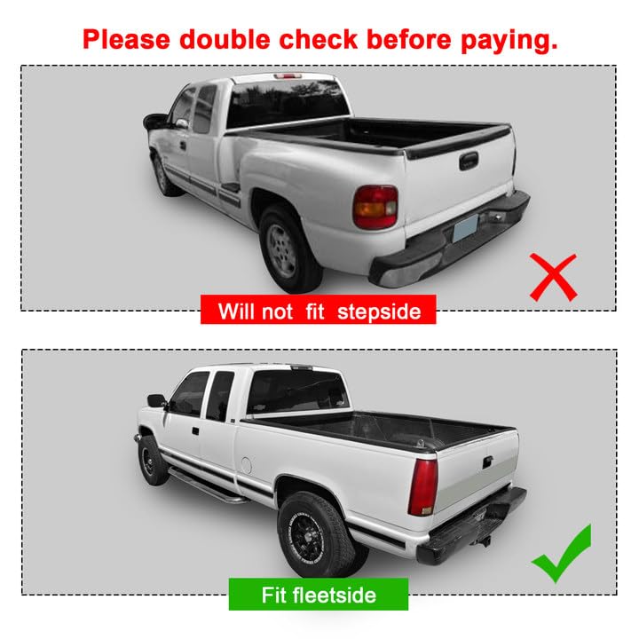 1999-2007 Silverado Sierra 1500 2500 3500 Rear Roll Pan