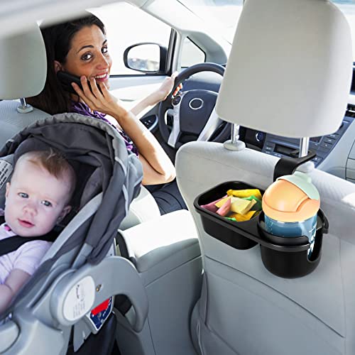 Accmor Car Headrest Organizer with Cup Holder Tray