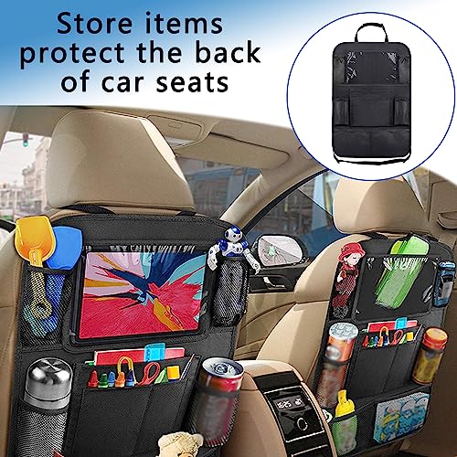 Car Seat Back Organizer with Cup Holders & Storage Bags