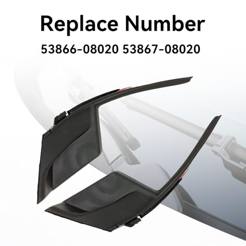 Toyota Sienna Wiper Cowl Trim Set, Left & Right