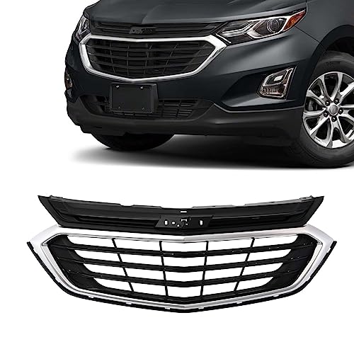 Chevrolet Equinox Front Bumper Grille - Black & Chrome