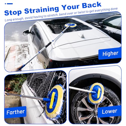 Chenille Microfiber Car Wash Brush Kit - 62