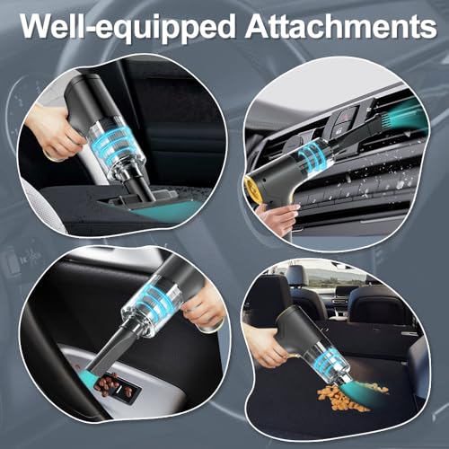 Cordless Car Vacuum Cleaner with Air Duster - Multi-Use
