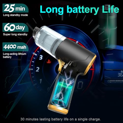 Cordless Car Vacuum Cleaner with Air Duster - Multi-Use