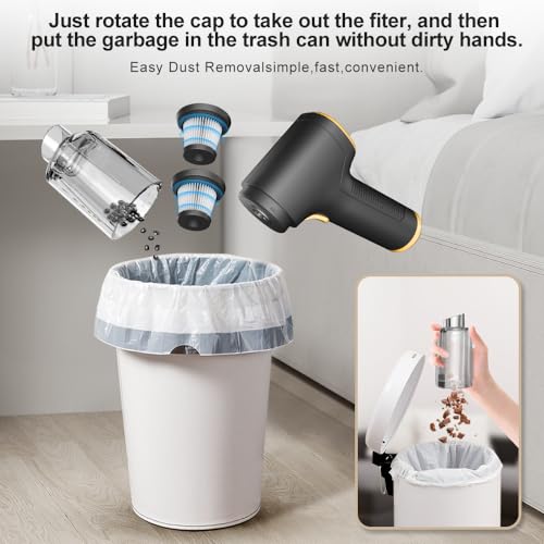 Cordless Car Vacuum Cleaner with Air Duster - Multi-Use