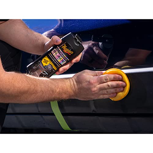 Meguiar's Ultimate Black Plastic Restorer: Trim Restoration Solution - 12 Oz