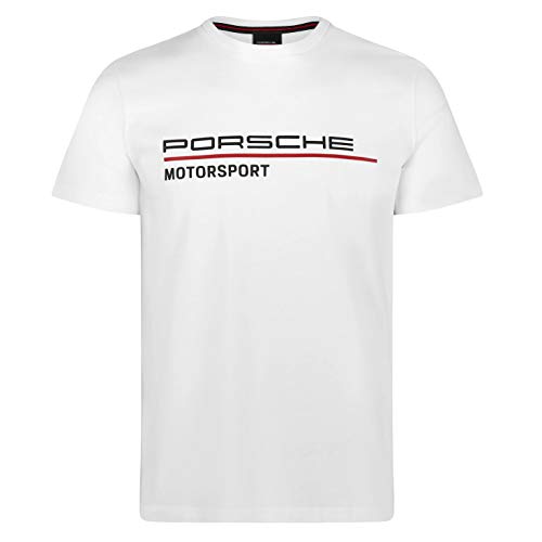 Porsche Motorsport Men's White Tee-Shirt (Size M)