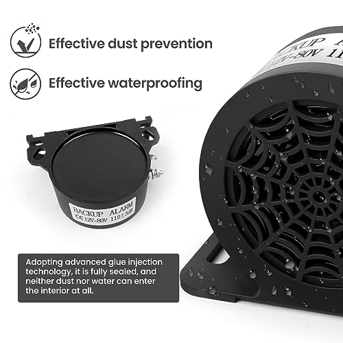 Waterproof 110dB Backup Alarm for Heavy Vehicles