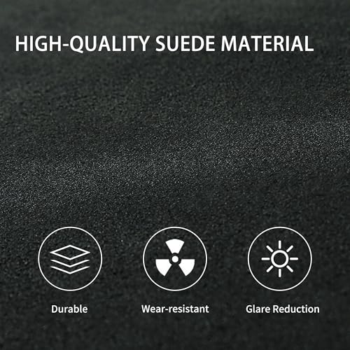 Black Suede Dashboard Cover for Tesla Model Y/3