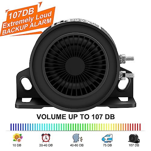HK Truck Back-up Alarm: Super Loud Reverse Horn (2 Pcs)