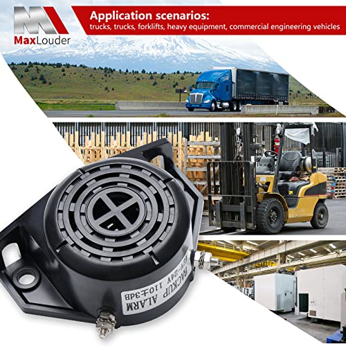 Heavy-Duty Truck Backup Alarm with Super Loud Tone