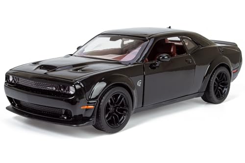 2018 Dodge Challenger SRT Hellcat Widebody Black/Red Diecast