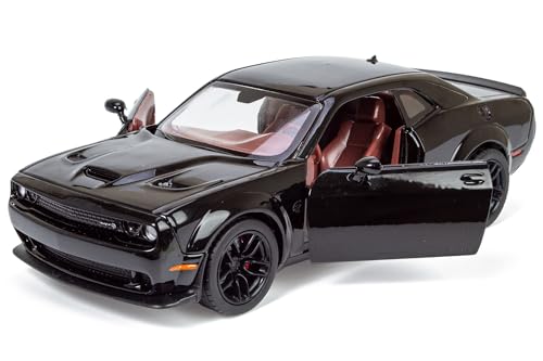 2018 Dodge Challenger SRT Hellcat Widebody Black/Red Diecast