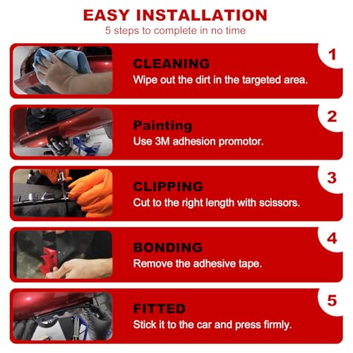 8-Pack Universal Car Bumper Guards, Chassis Anti-Scratch Protectors