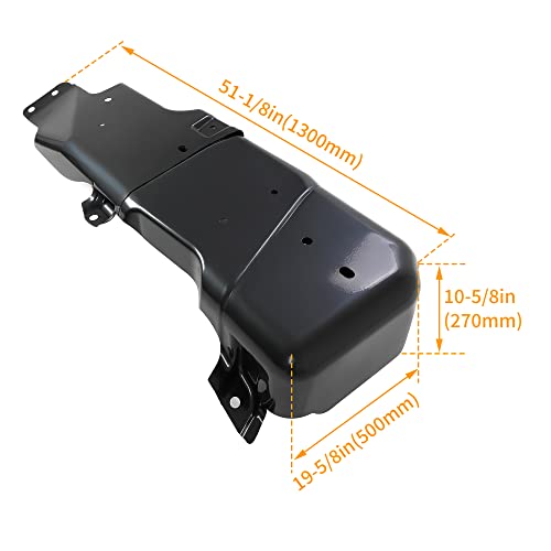 HECASA Fuel Tank Skid Plate for Jeep Wrangler JK