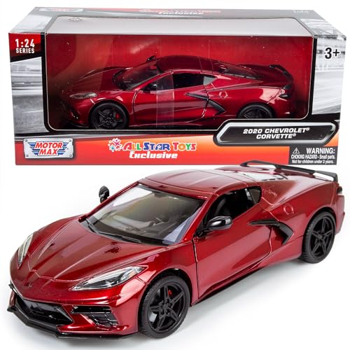 2020 Corvette C8 Stingray Dark Red Metallic Diecast