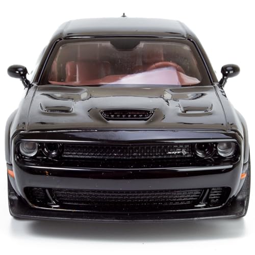2018 Dodge Challenger SRT Hellcat Widebody Black/Red Diecast