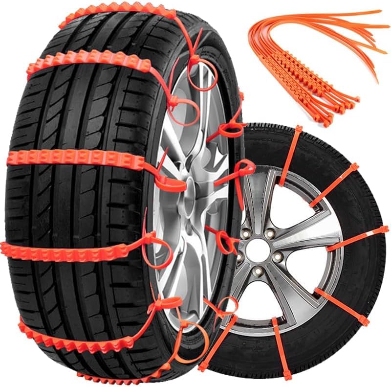 Adjustable Anti-Slip Snow Tire Chains for All Vehicles