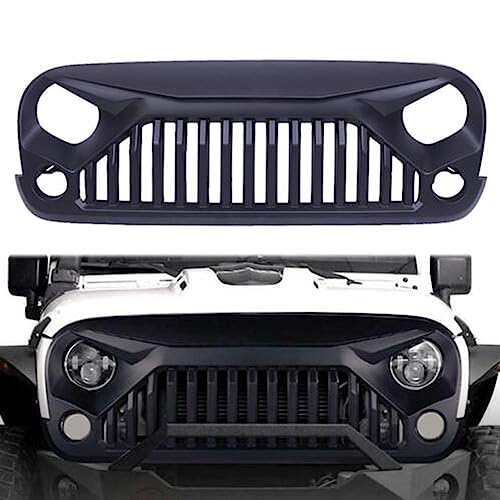 2007-2018 Jeep Wrangler JK/JKU Front Grille (Matte Black)