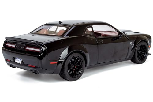 2018 Dodge Challenger SRT Hellcat Widebody Black/Red Diecast