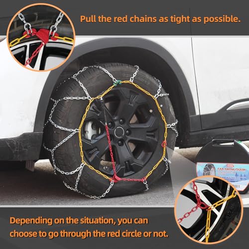 Universal SUV Truck Car Anti-Skid Snow Chains Set