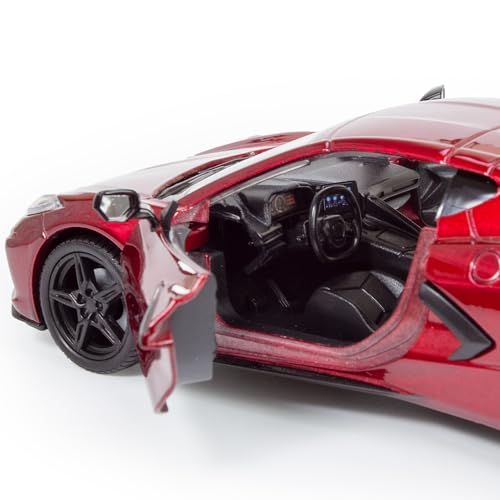 2020 Corvette C8 Stingray Dark Red Metallic Diecast