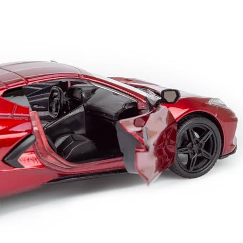 2020 Corvette C8 Stingray Dark Red Metallic Diecast