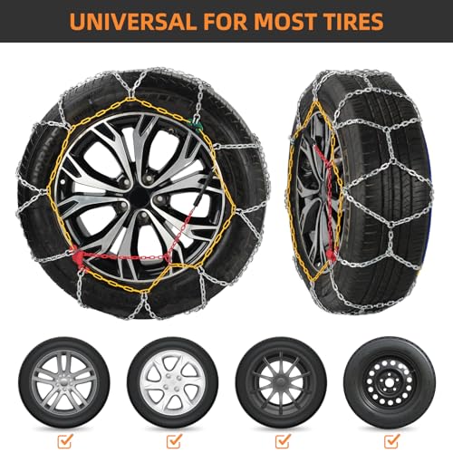 Universal SUV Truck Car Anti-Skid Snow Chains Set