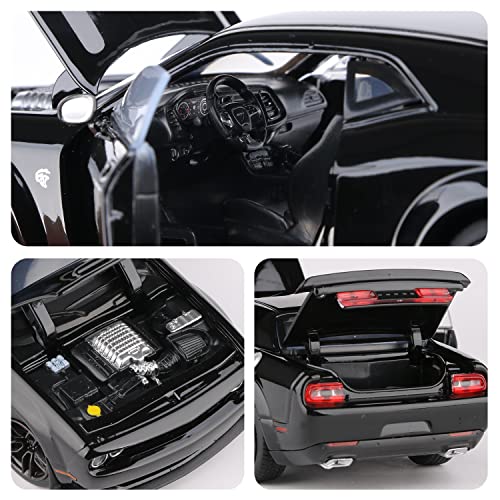1:32 Diecast Doodge Challenger Car Model - Black